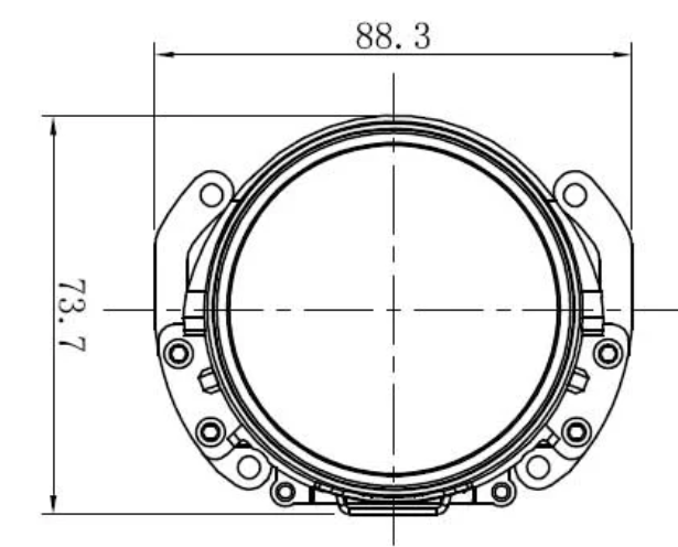LED LENS-HH1-002-02T