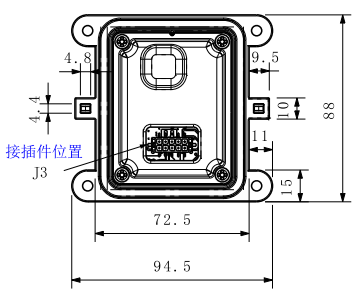 W1-159-11T-1 LED Projector Lens Controller