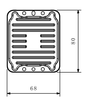 W1-197-11T-1 LED Projector Lens Controller