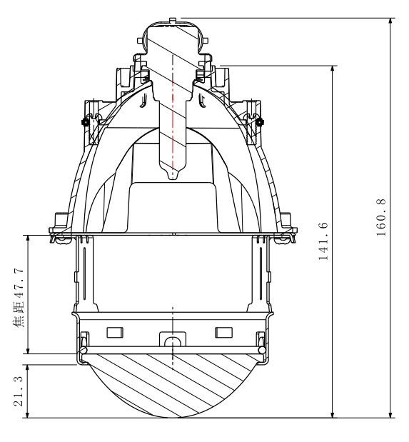 Halogen lens HH1-059-02T